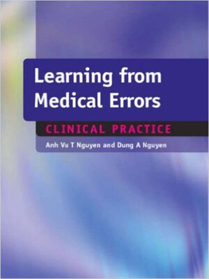 cover image of Learning from Medical Errors
